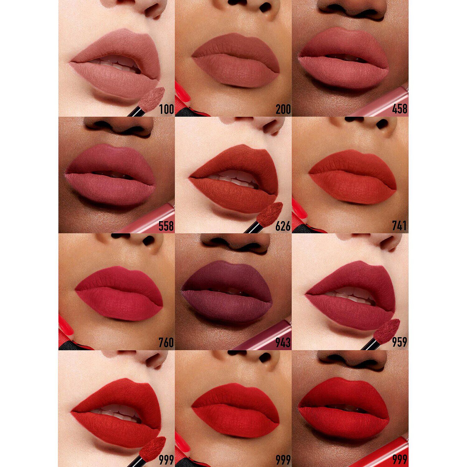 Dior liquid lipstick 999 best sale