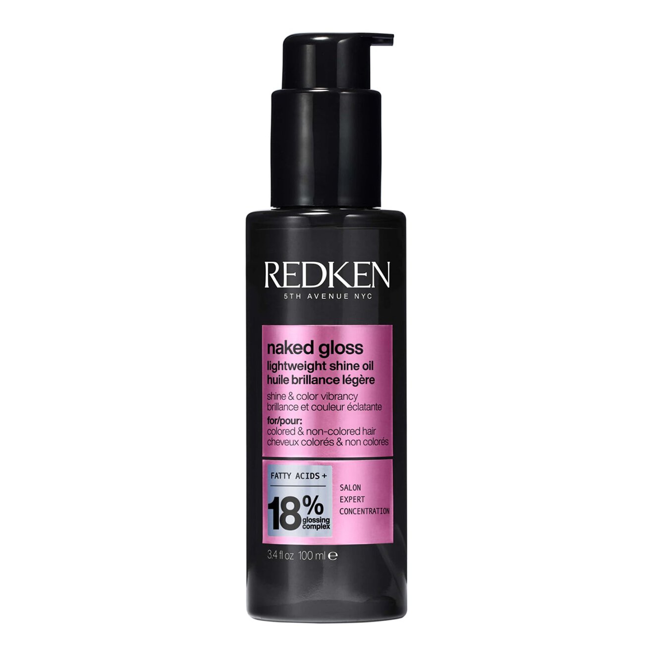 Naked Gloss Lightweight Shine Oil Serum for Color Treated Hair