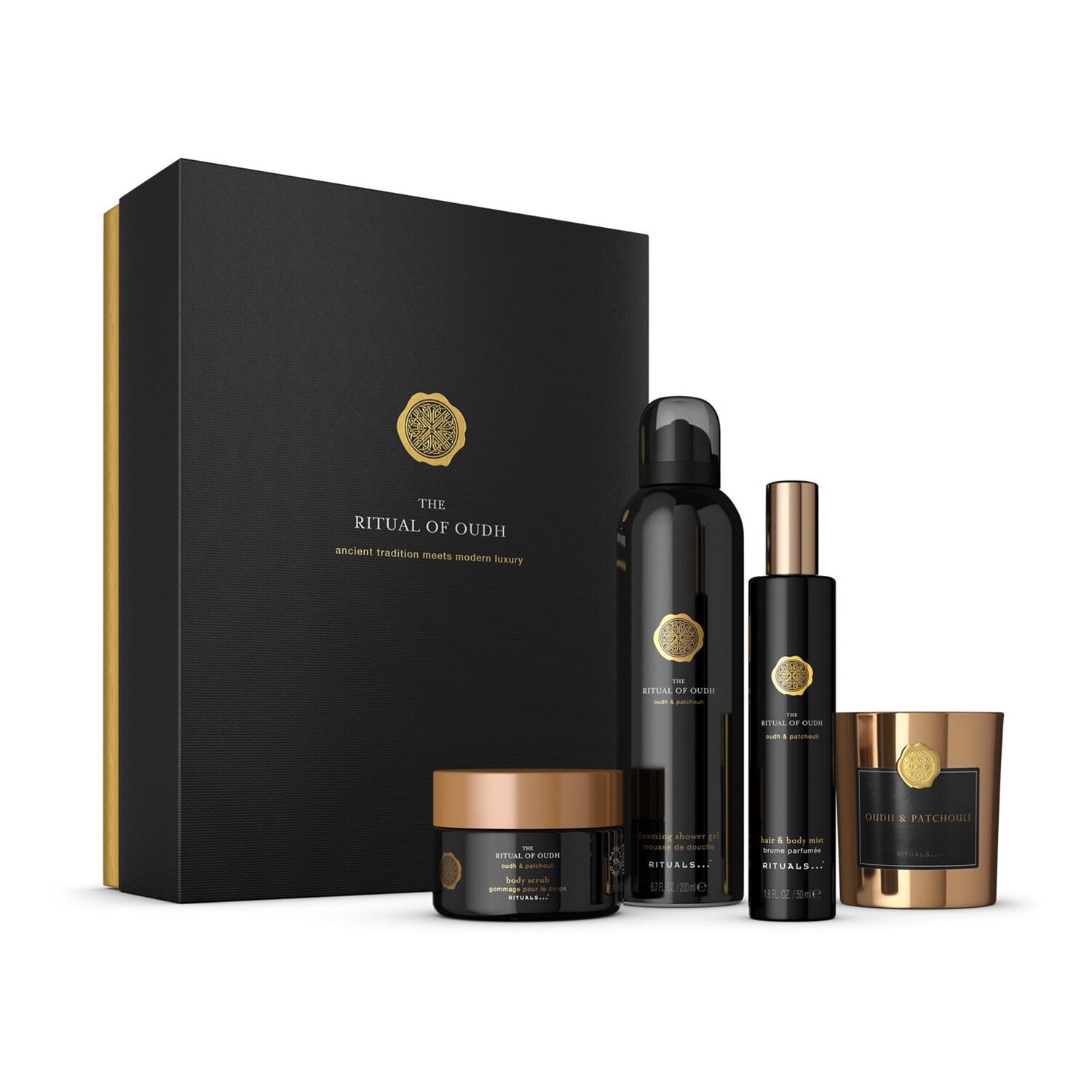 Large Bath & Body Gift Set - The Ritual Of Oudh - Oudh & Patchouli