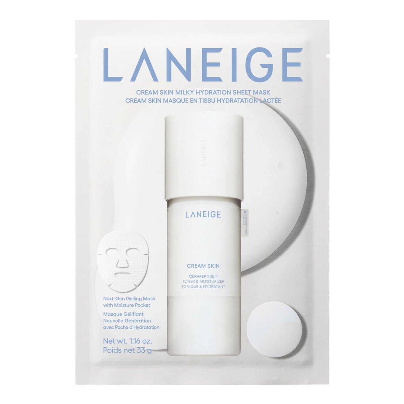 Cream Skin Milky Hydration Sheet Mask