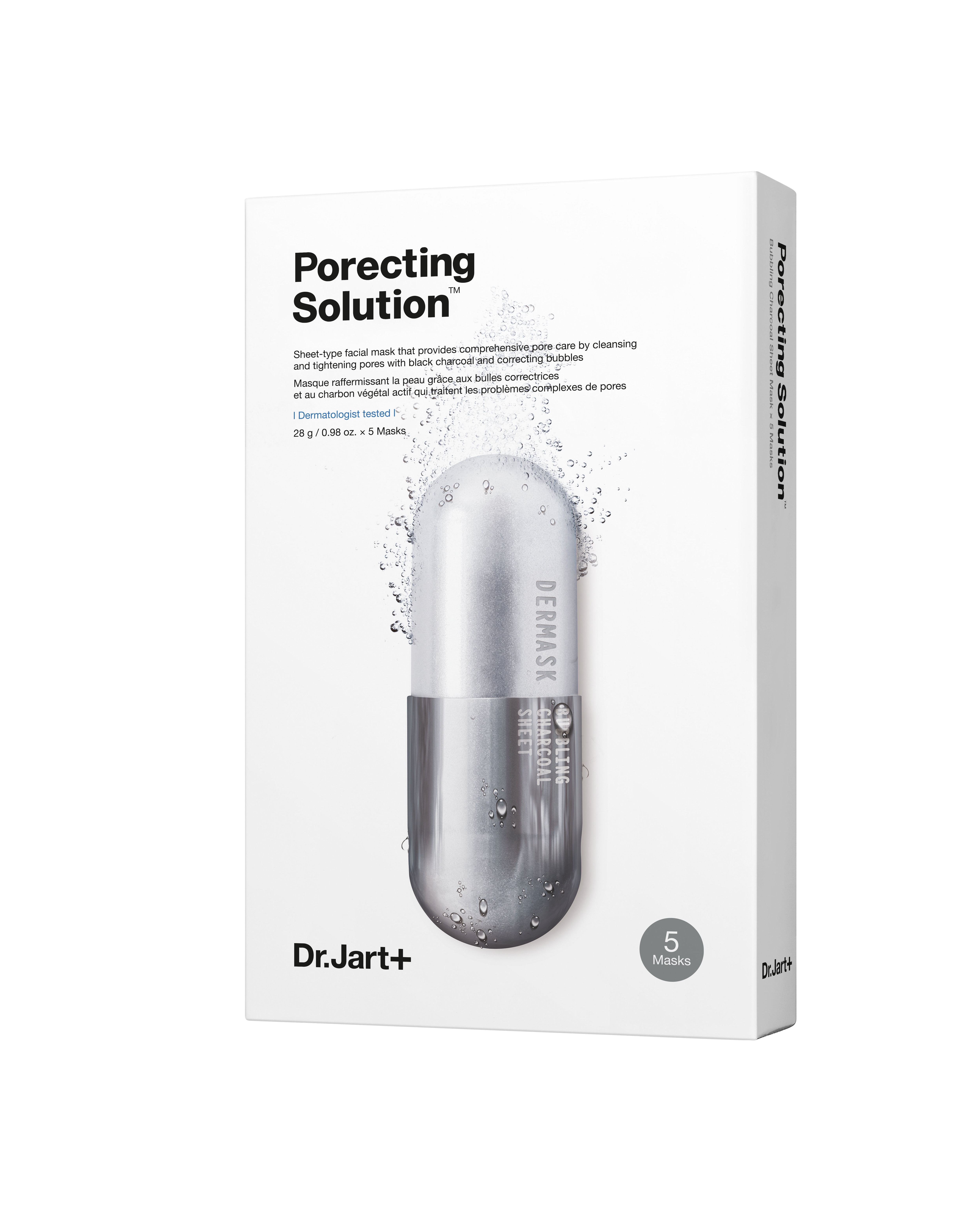 Dermask Porecting Solution - Bubbling Charcoal Sheet Mask