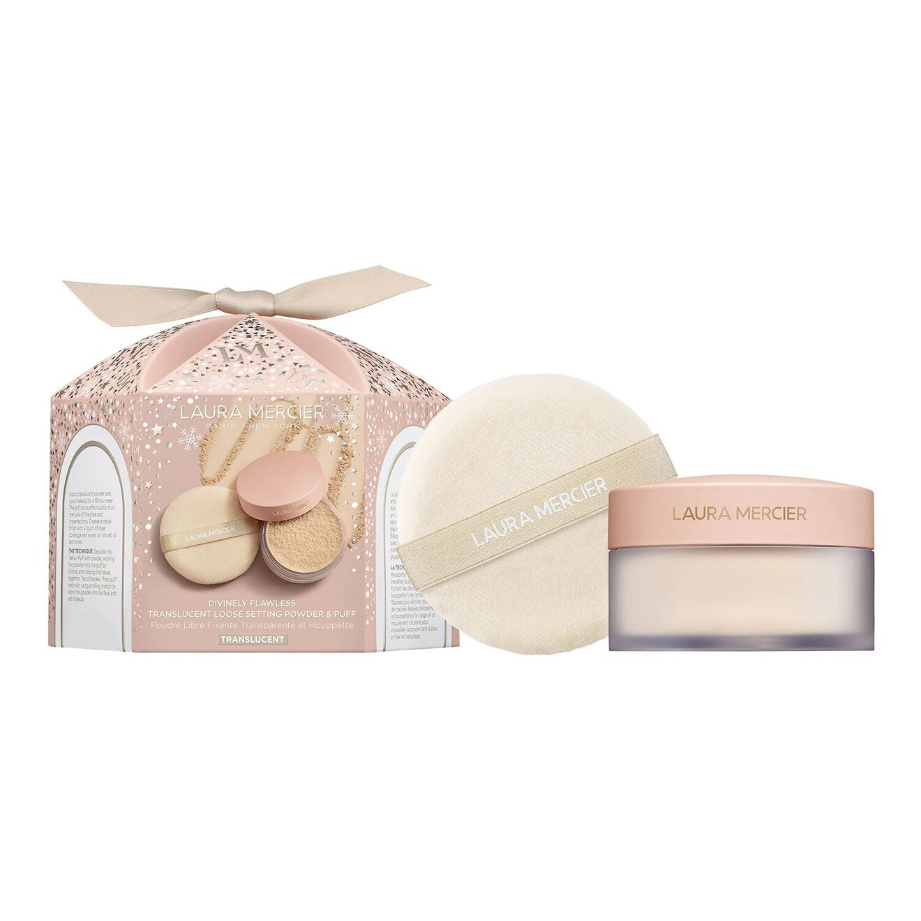 Divinely Flawless Translucent Loose Setting Powder & Puff