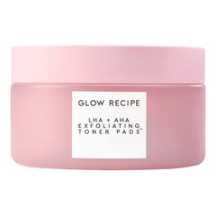 LHA + AHA Exfoliating Korean Toner Pads for Smooth &Hydrated Skin, GLOW RECIPE