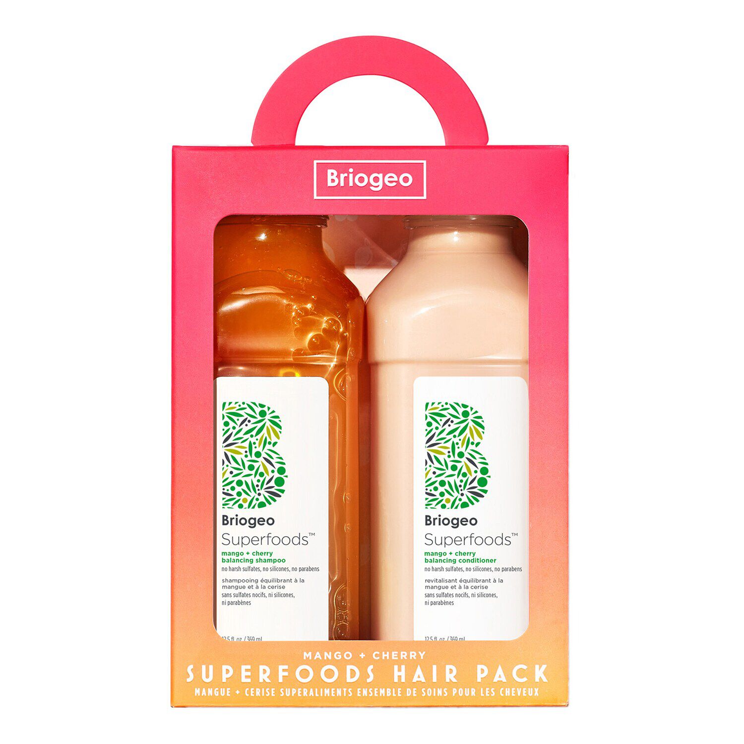 Superfoods Mango + Cherry Shampoo + Conditioner Duo