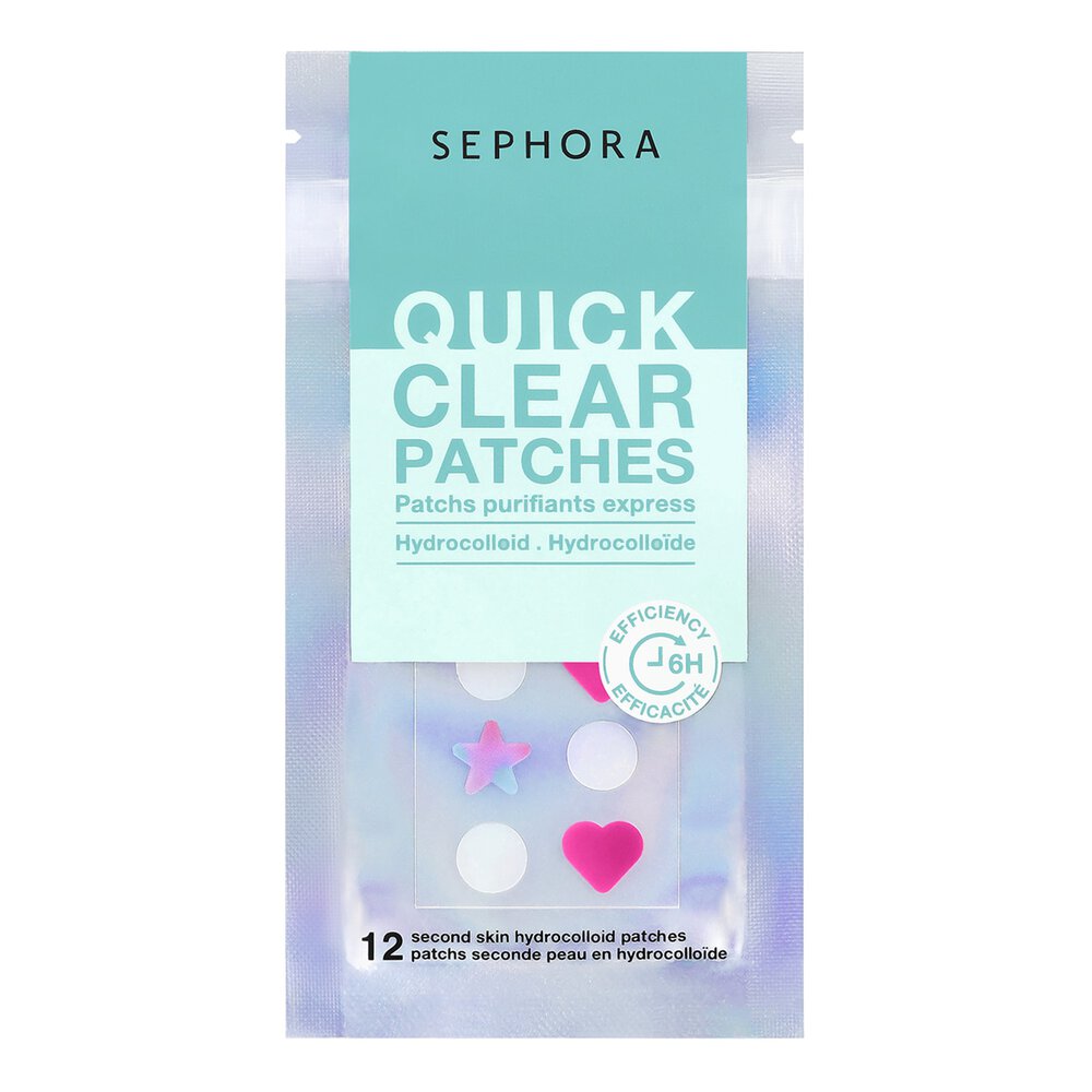 Sephora Collection Quick Clear Patches 12 Second Skin Hydrocolloid Patches
