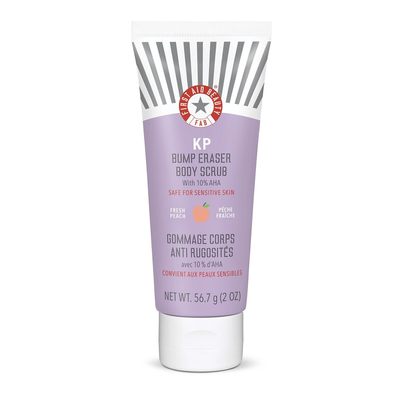 KP Bump Eraser Body Scrub with 10% AHA Fresh Peach