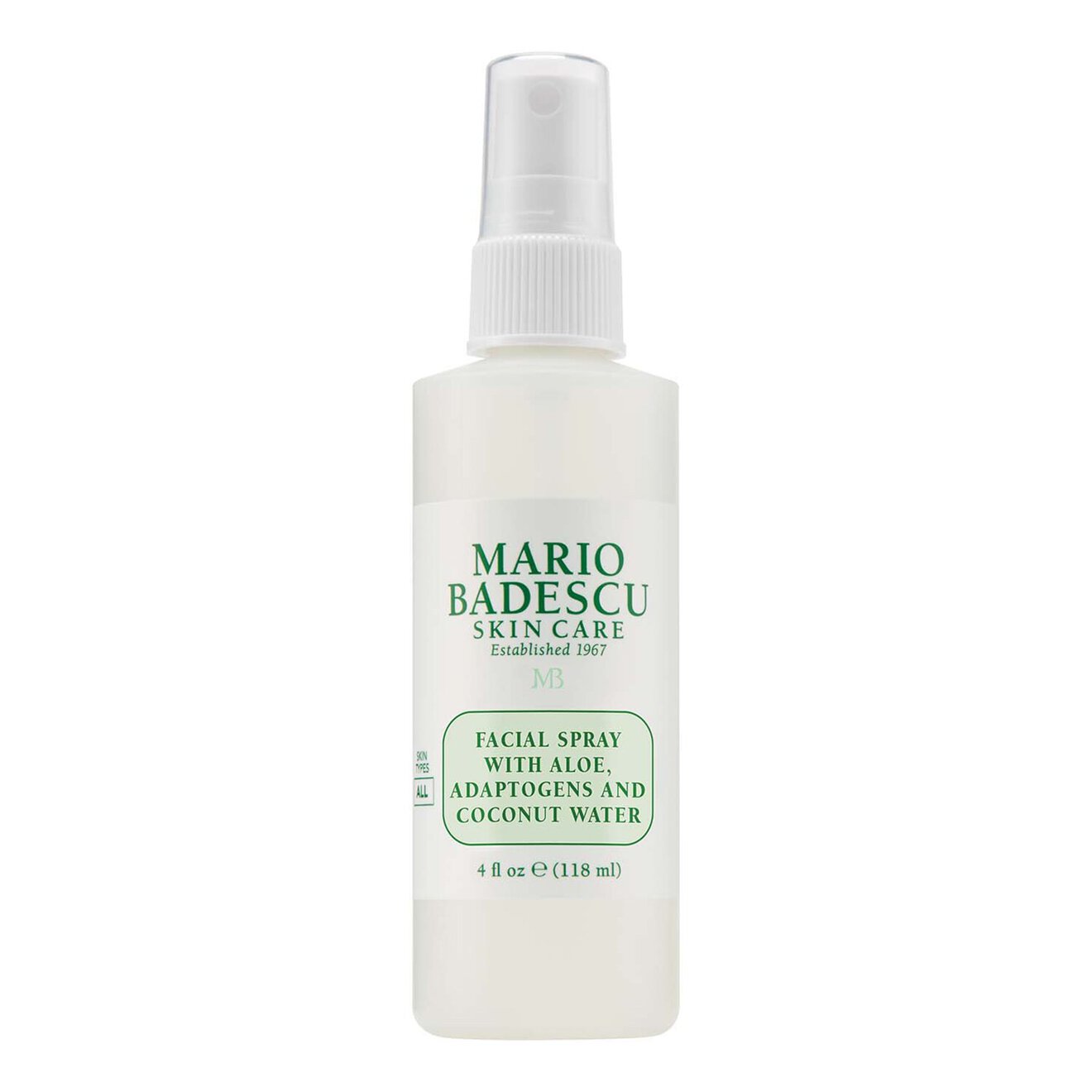 Facial Spray with Aloe, Adaptogens and Coconut Water