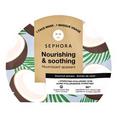 Fiber Face Masks - Fruit & Plant Extracts + Hydrating Hyaluronic Acid, SEPHORA COLLECTION