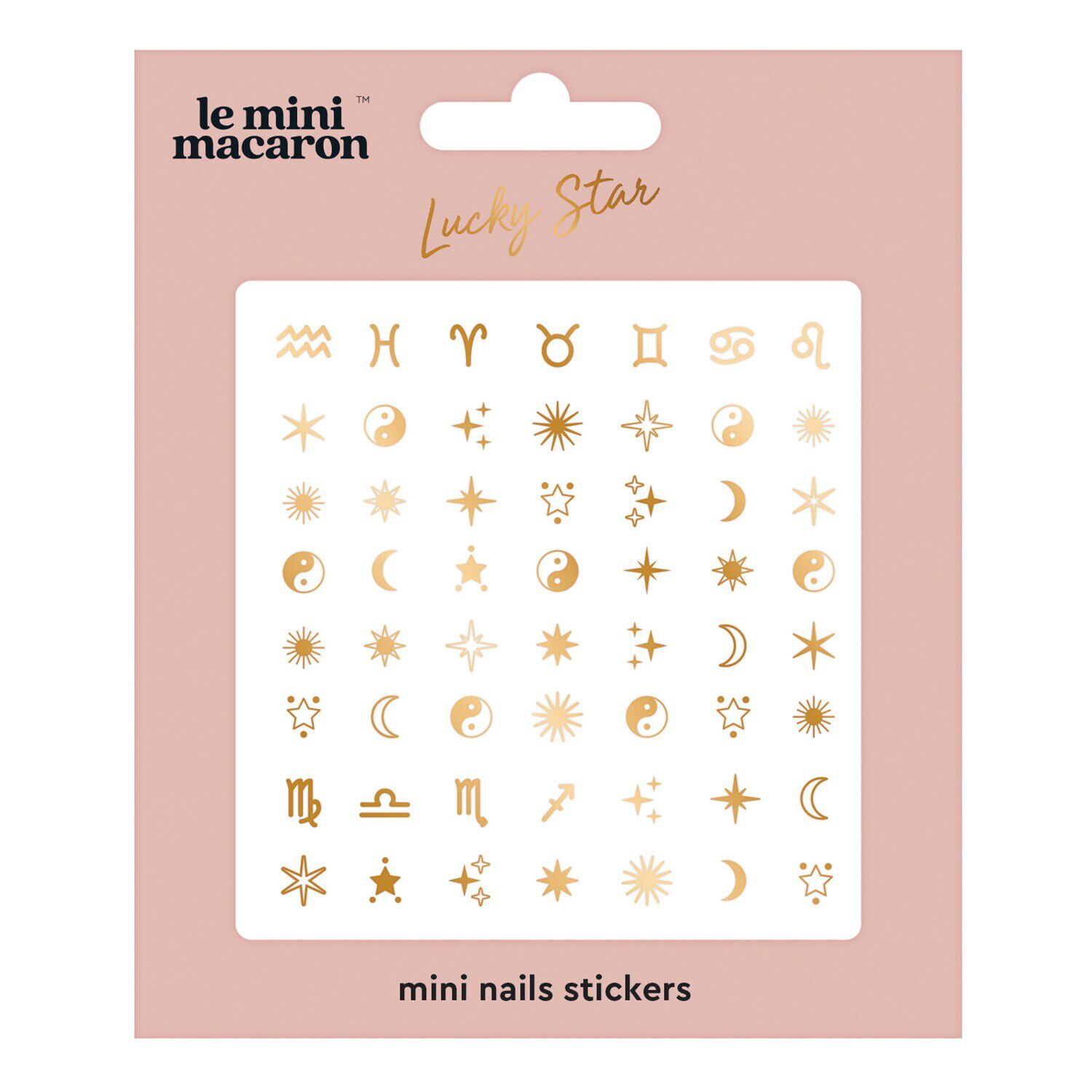 ملصقات الأظافر لاكي ستار بحجم صغير