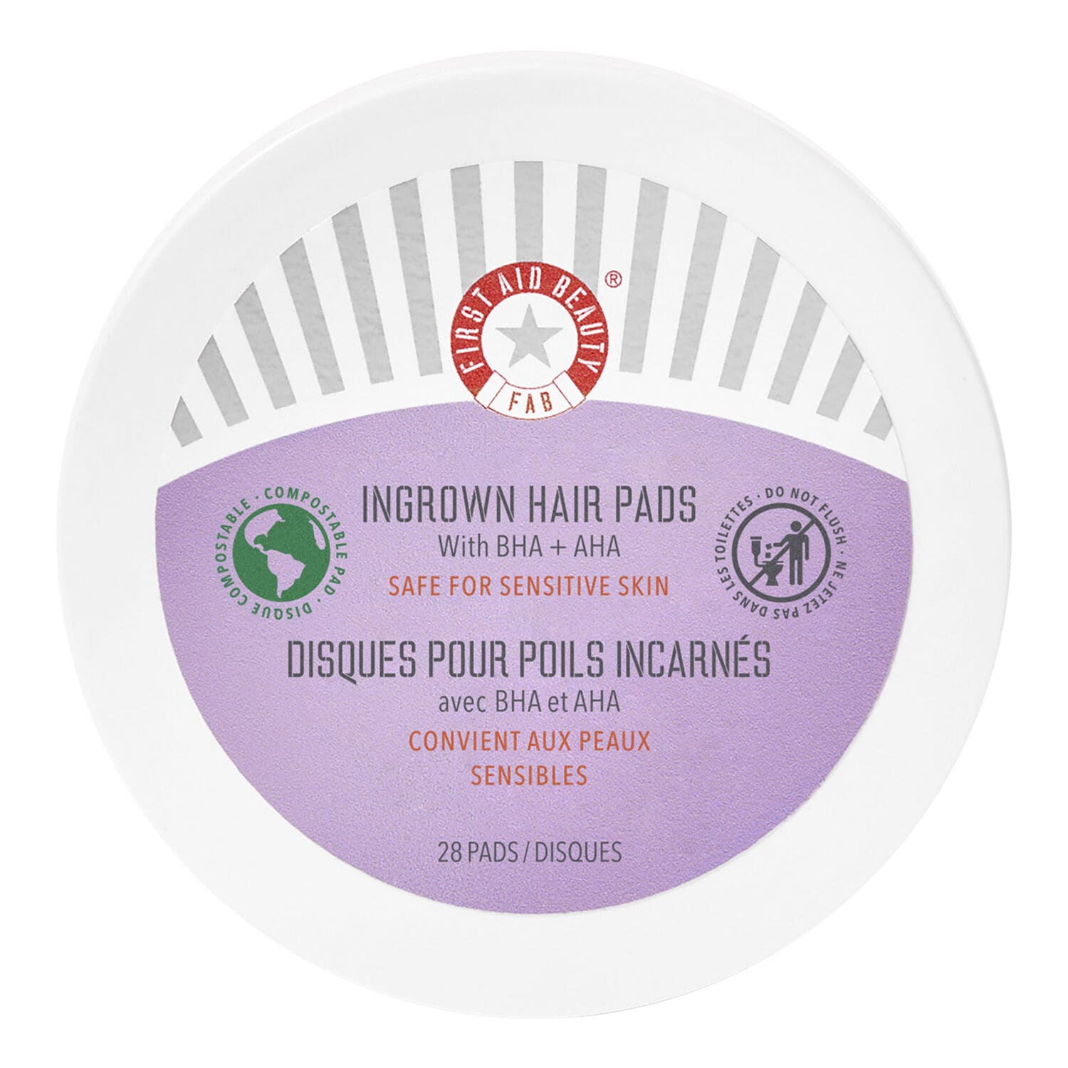 Ingrown Hair Pads with BHA and AHA