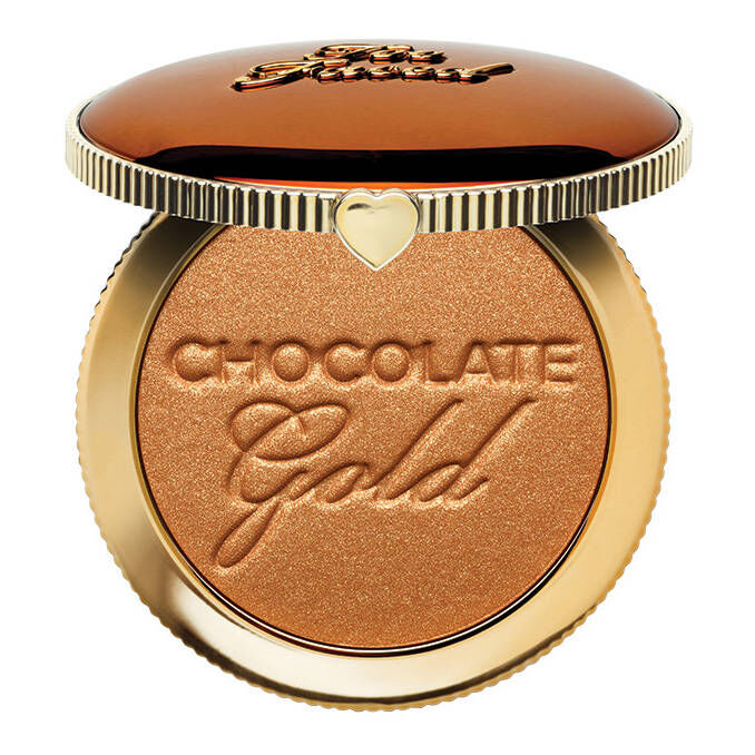 Chocolate Gold Soleil Bronzer - Buildable Shimmer Powder Matte Finish