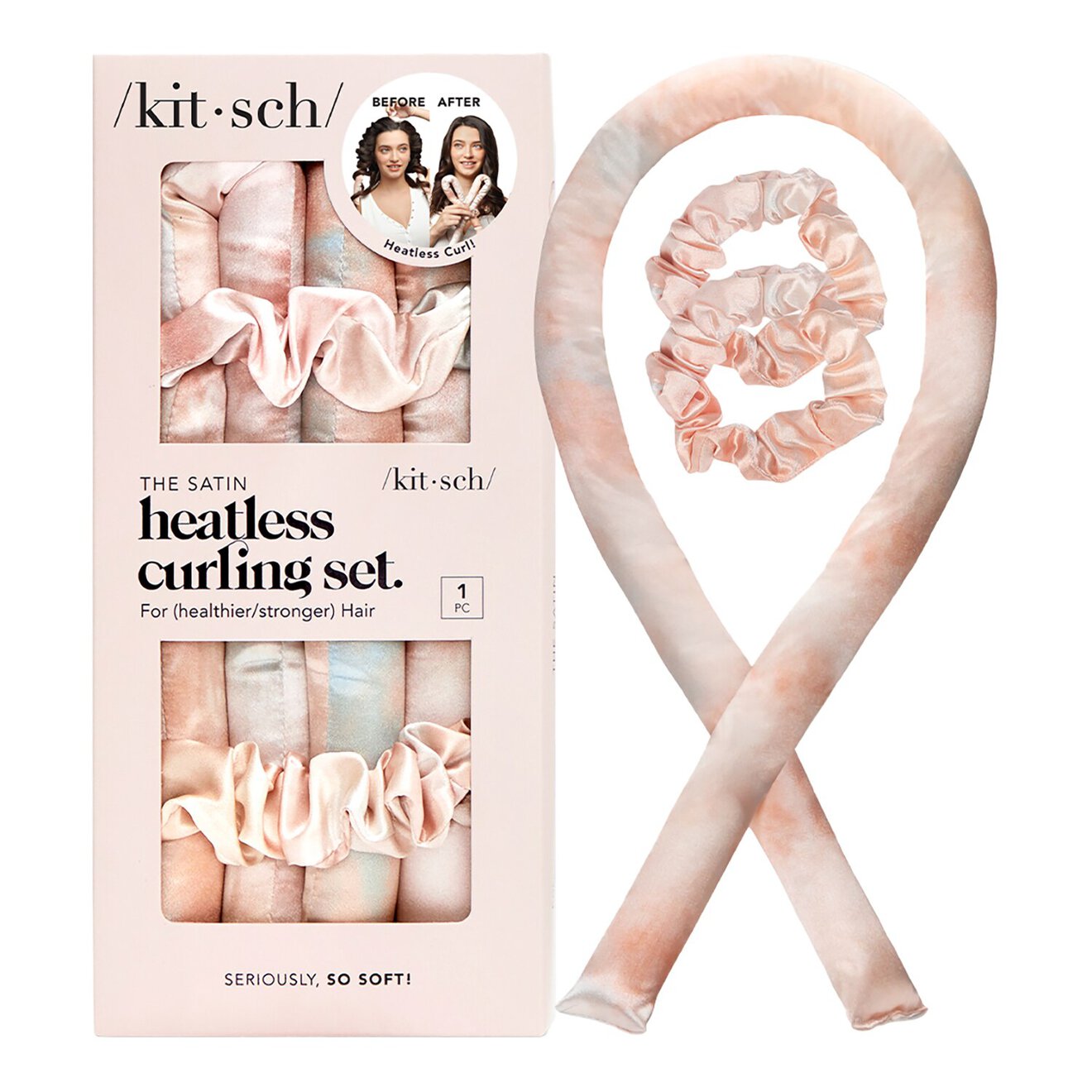 Satin Heatless Curling Set
