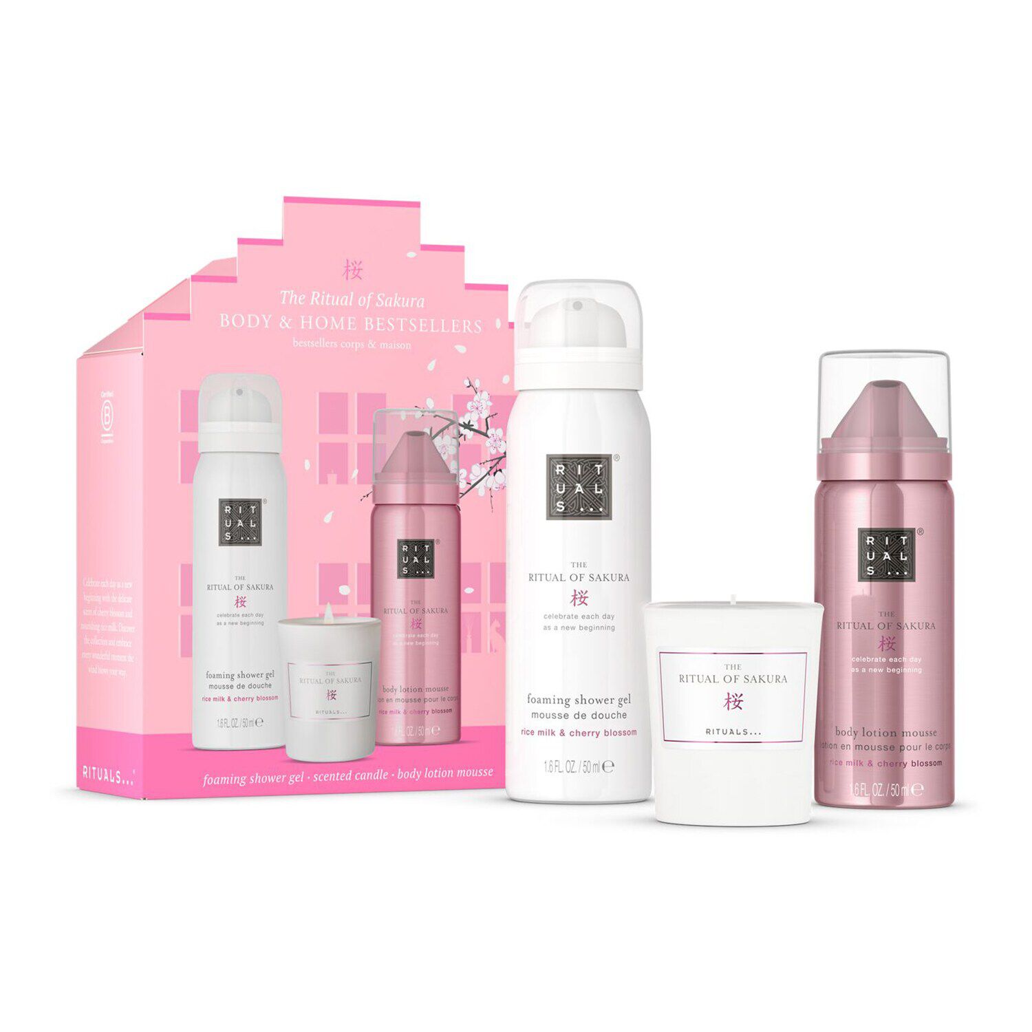 The Ritual of Sakura - Cherry Blossom & Rice Milk Gift Set