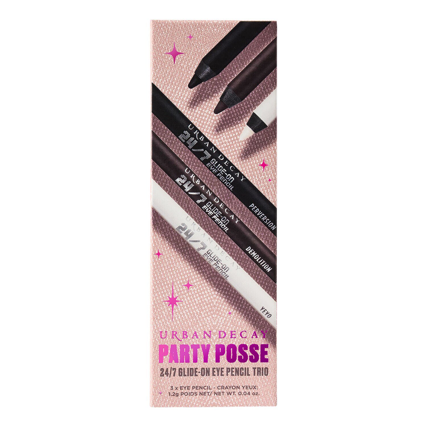 24/7 Glide-On Waterproof Eyeliner Pencil Trio