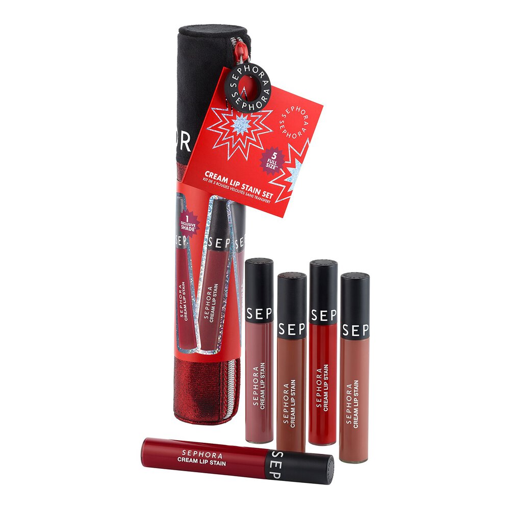 Sephora Collection Cream Lip Stain Set 5 Matte Liquid Lipsticks