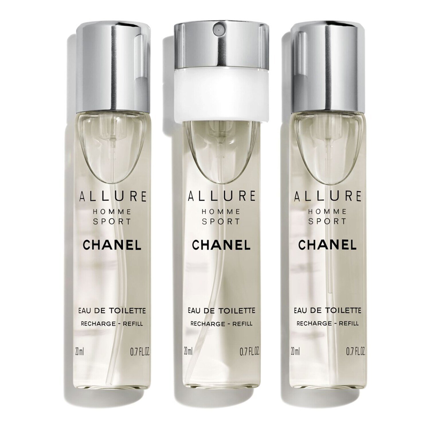 ALLURE HOMME SPORT - Eau De Toilette Refillable Travel Spray