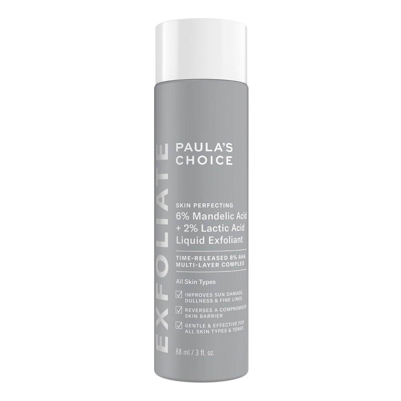 Skin Perfecting 6% Mandelic Acid + 2% Lactic Acid Liquid Exfoliant