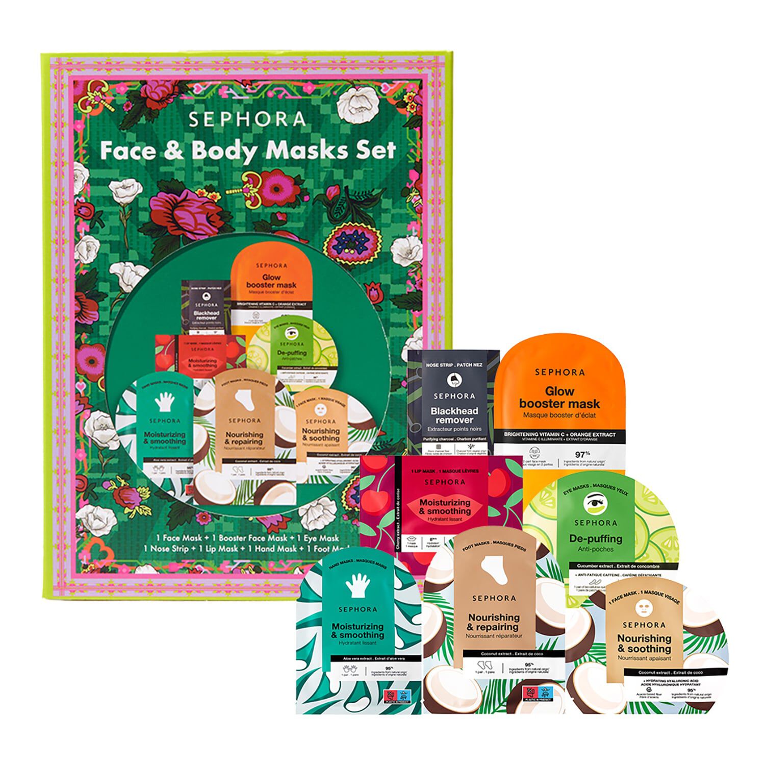 Face & Body Masks Set