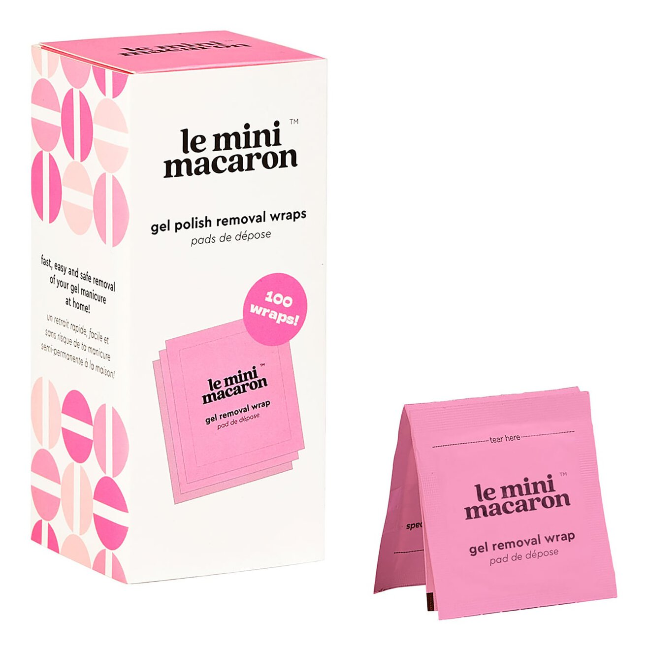 Gel Polish Removal Kit 100 Wraps