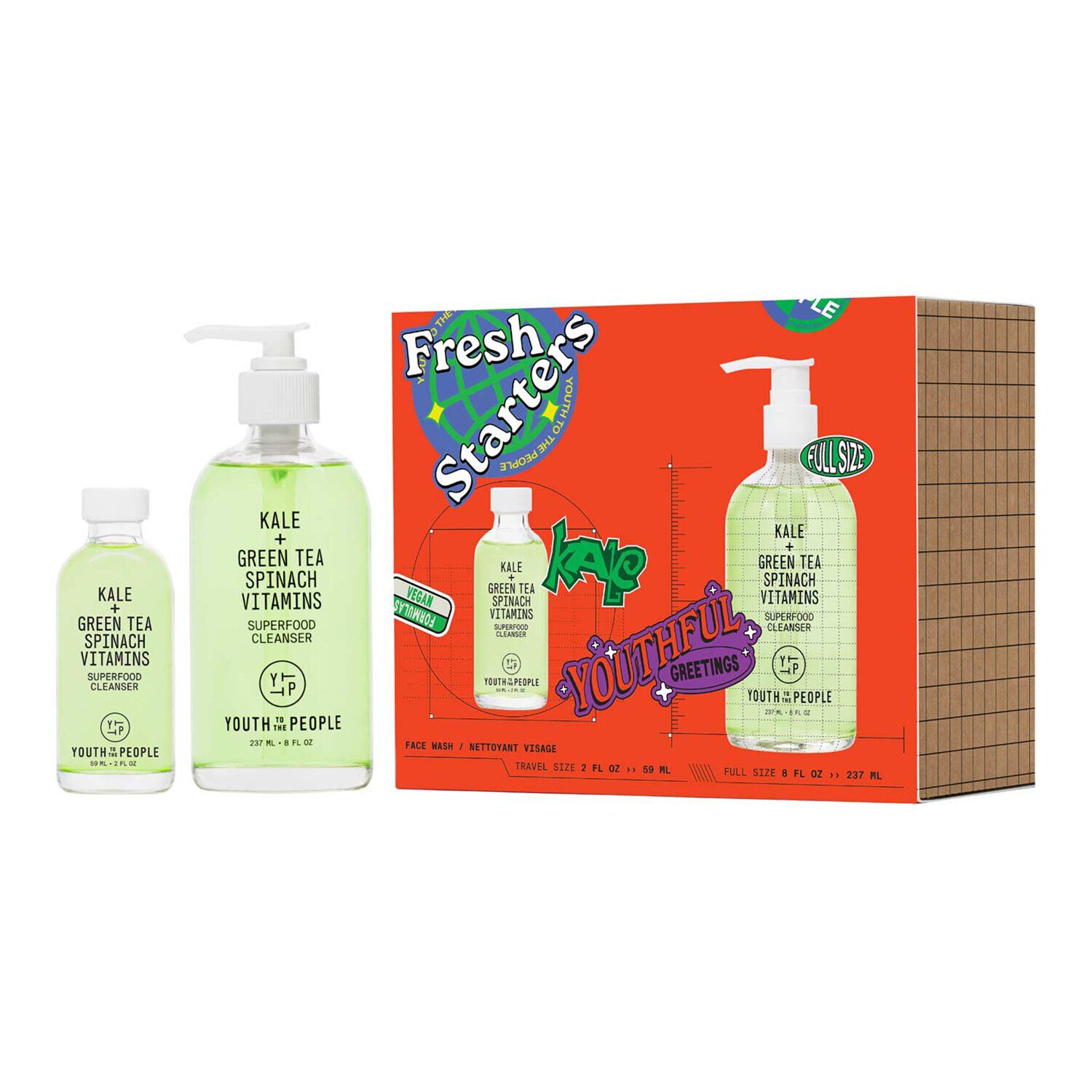 Superfood Cleanser Home + Away Set