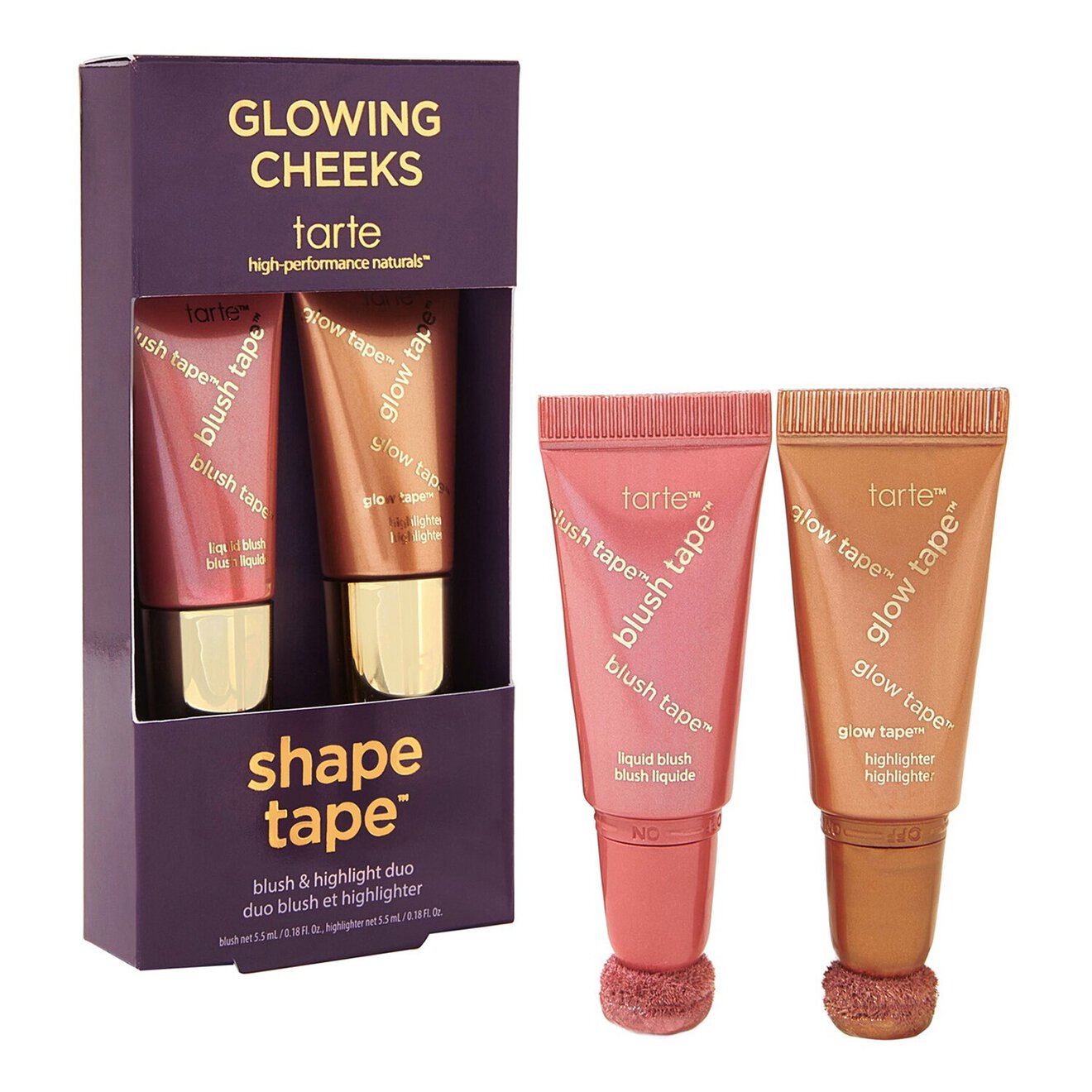 Shape Tape™ Glowing Cheeks Blush & Highlight Duo