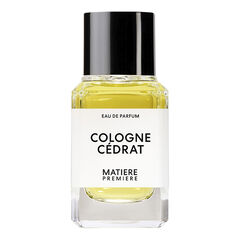 Cologne Cédrat, MATIERE PREMIERE