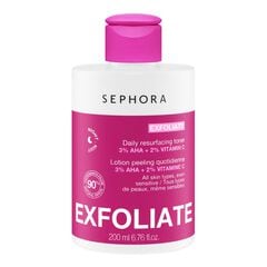 Exfoliate Daily Resurfacing Toner &ndash; 3% AHA + 2% Vitamin C, SEPHORA COLLECTION