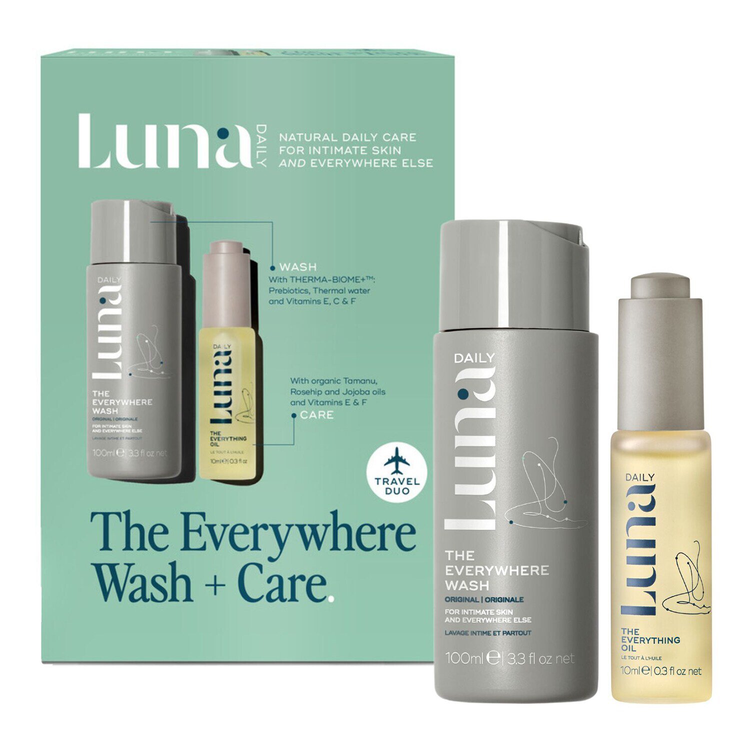 The Everywhere Wash + Care Kit - with Prebiotics + Vitamins