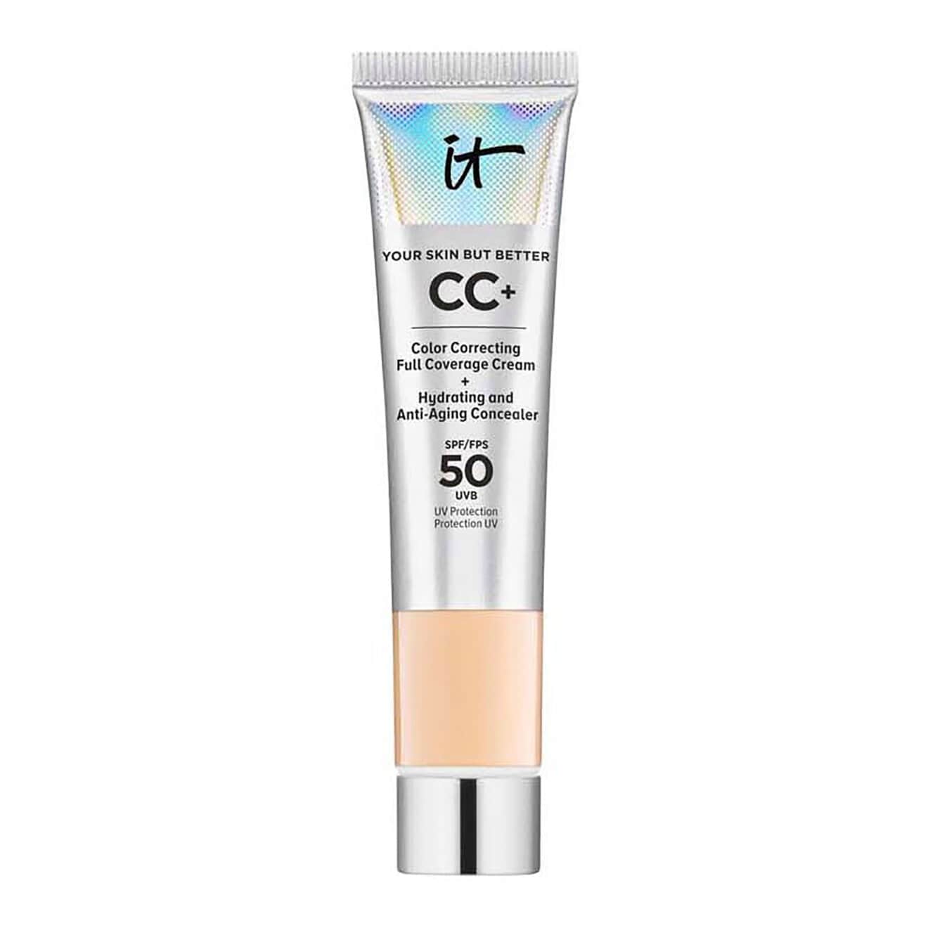 كريم أساس سي سي+ بتغطية كاملة بُمعامل حماية SPF 50+‎