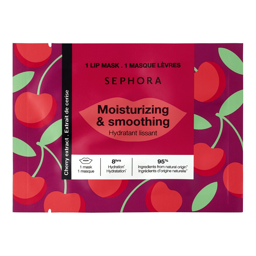 Sephora Collection Cherry Lip Mask - Moisturized And Smooth Lips In 5 Minutes