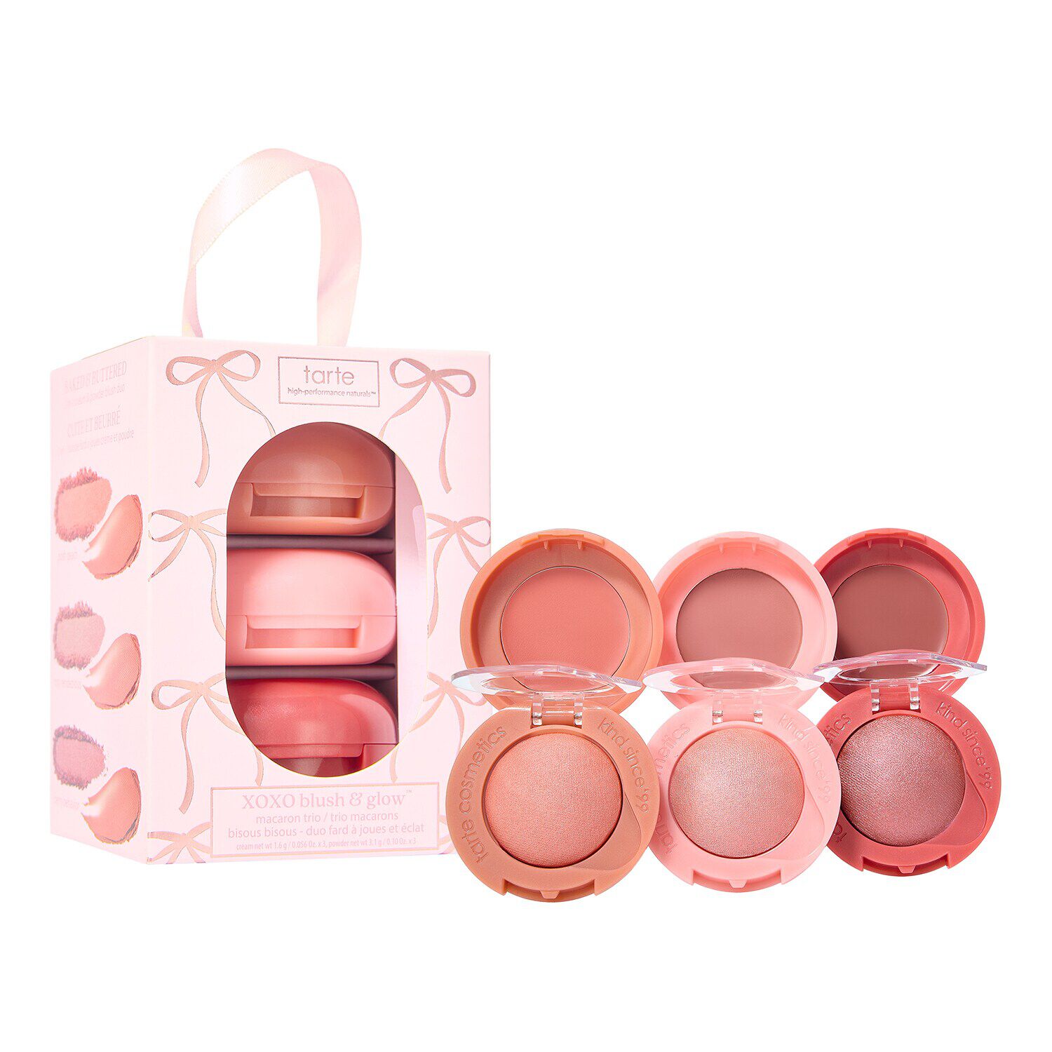 XOXO Blush & Glow™ Macaron Trio