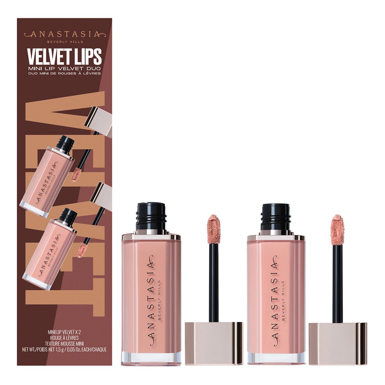 مجموعة هوليداي فلفيت للشفاه بحجم صغير 1