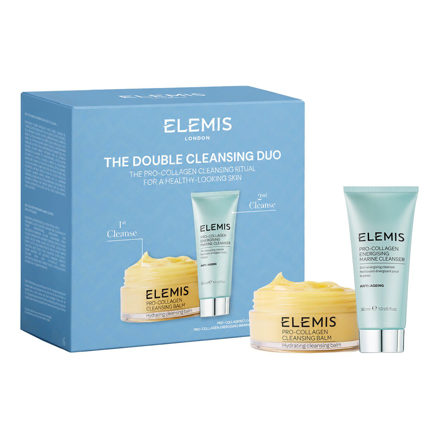 Pro-Collagen Double Cleanse Duo Set – Cleanse & Nourish