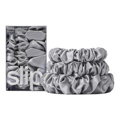 Back to Basics Midi/Large Scrunchie - Silver, SLIP