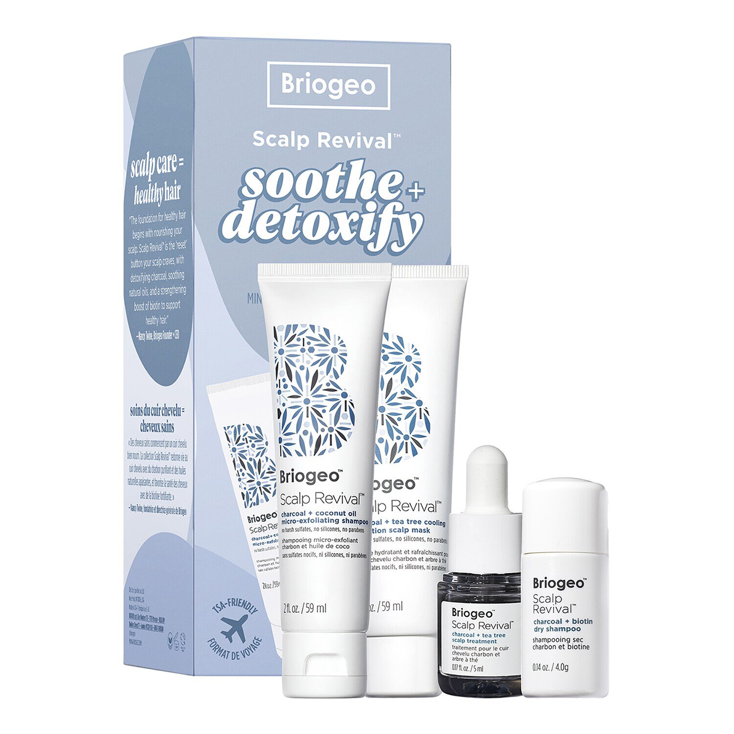 Scalp Revival™ Soothe + Detoxify Travel Set