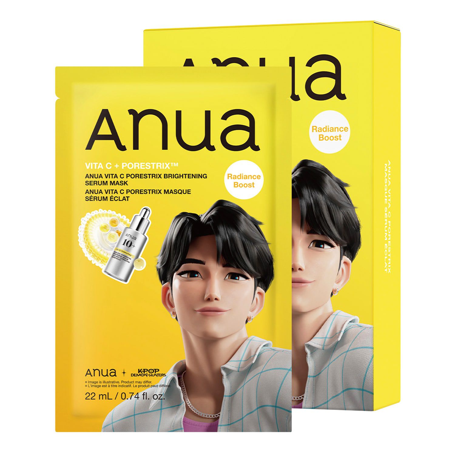 Kpdh Anua Vita C Porestrix Brightening Serum Mask