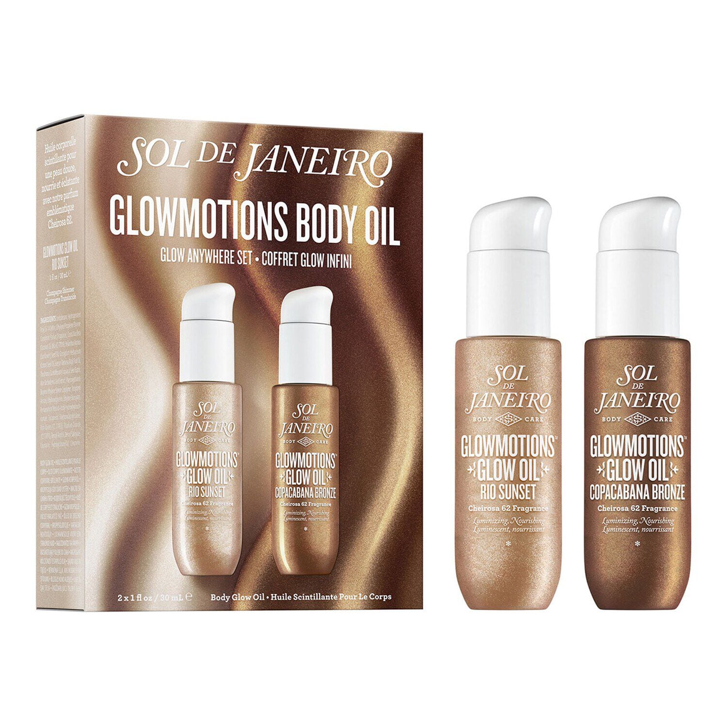 Glowmotions Body Oil Glow Anywhere Set
