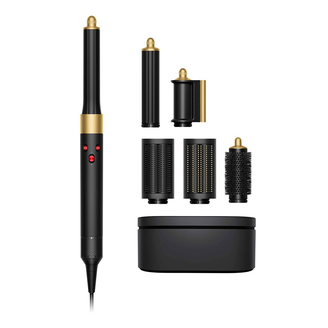 مصفف دايسون اير راب™ الطويل الكامل بلون أونيكس أسود/ذهبي