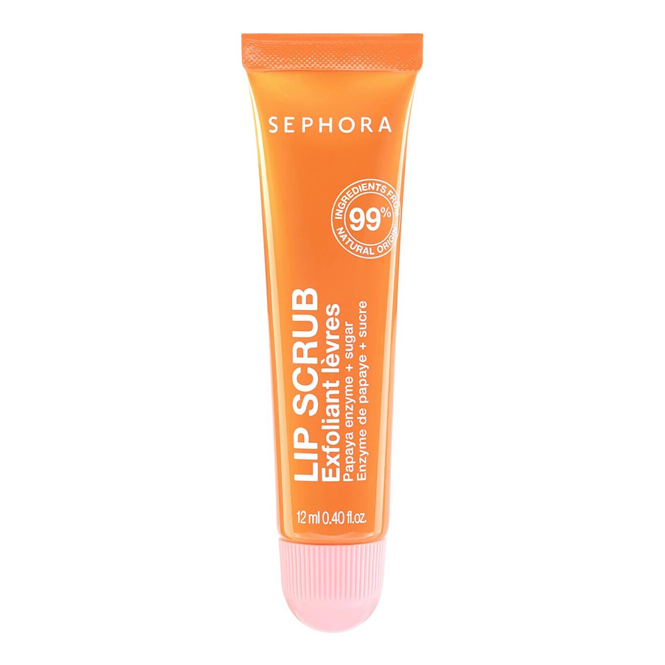 مقشّر شفاه - تقشير مزدوج: إنزيم البابايا + سكر