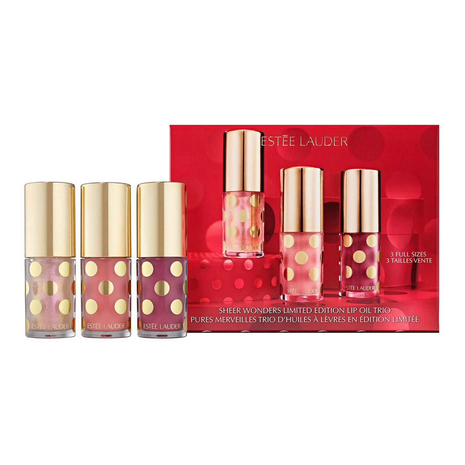 Sheer Wonders Lip Oil Trio