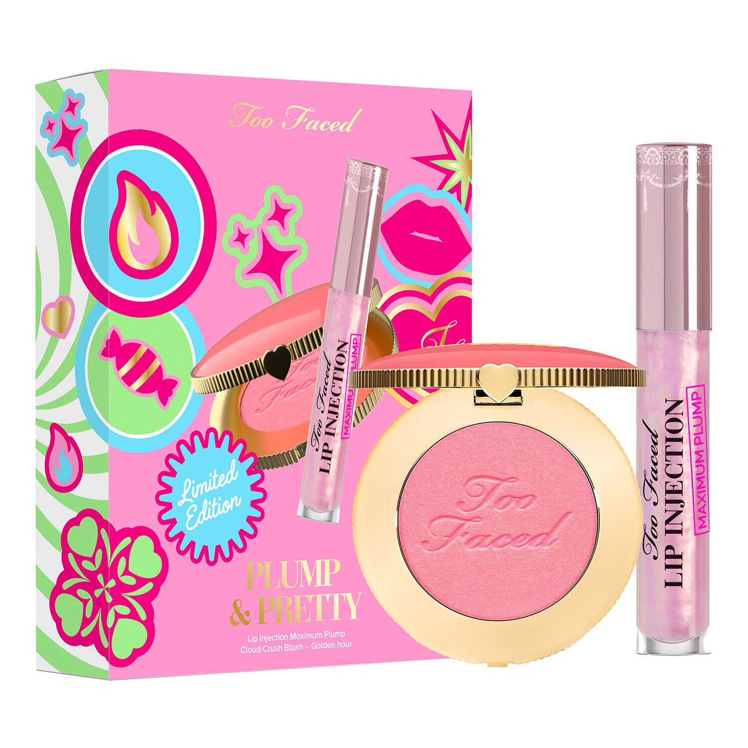 Plump and Pretty Lip & Cheek Set