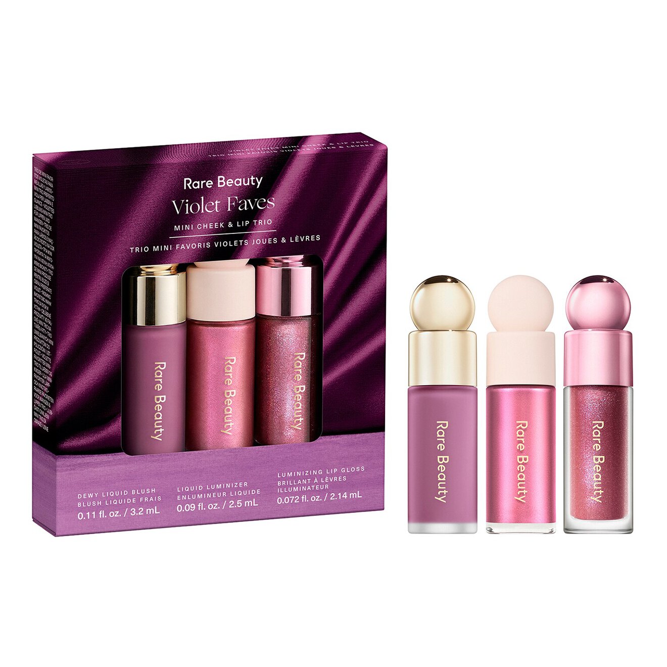 Violet Faves Mini Lip & Cheek Trio