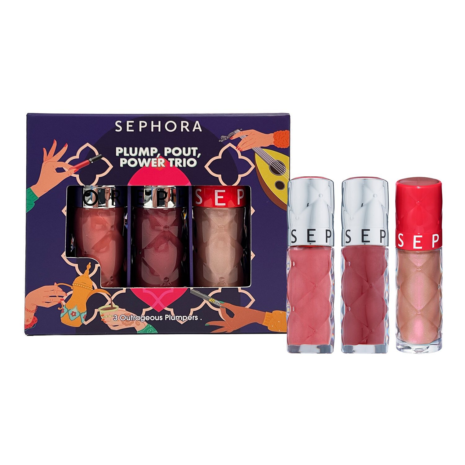 Plump, Pout, Power Trio