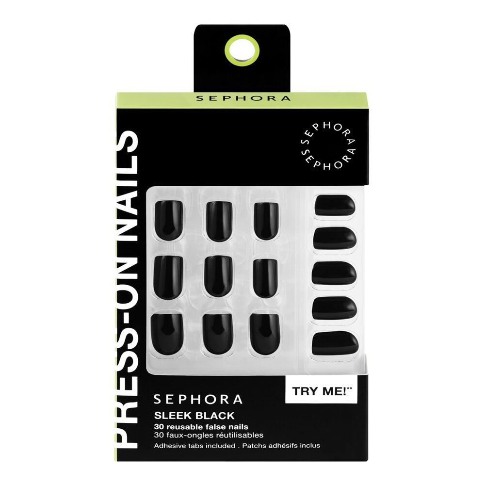 Sephora Collection Press-On Nails Kit with Adhesive Tabs – Red Carpet