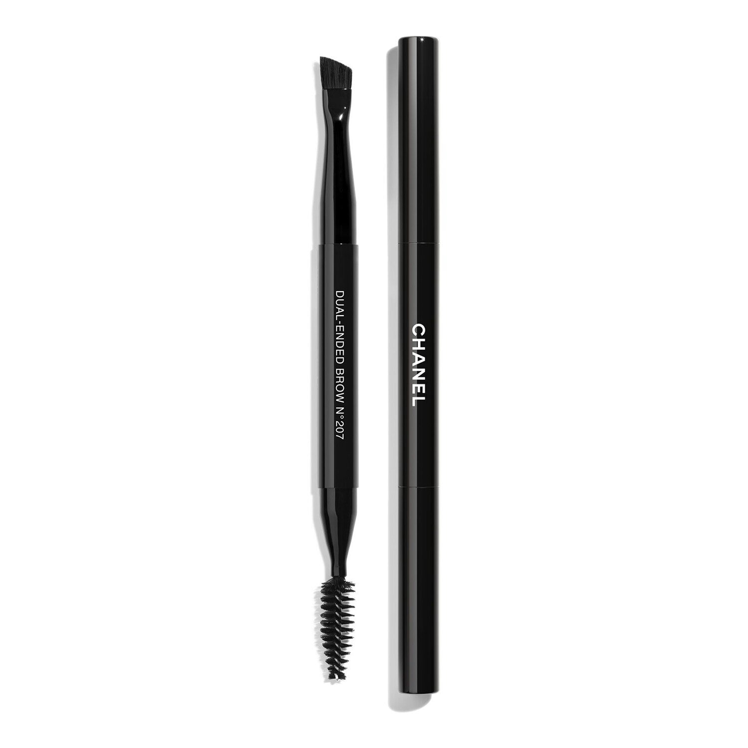 Pinceau Duo Sourcils N°207 Dual-Ended Brow Brush: Grooms And Redefines