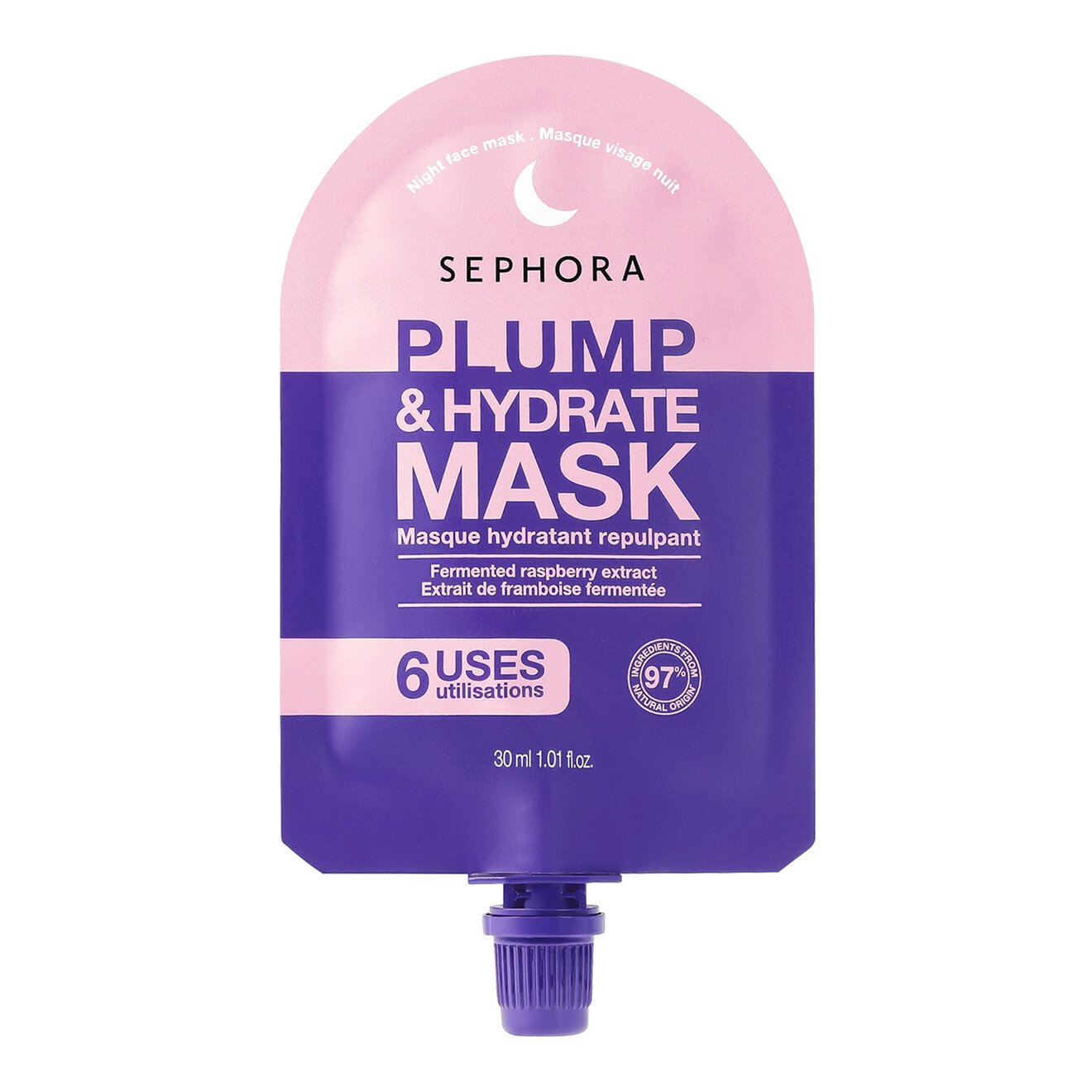 Night Dose Mask Enveloping Moisturizing Gel Cream Texture - Plump