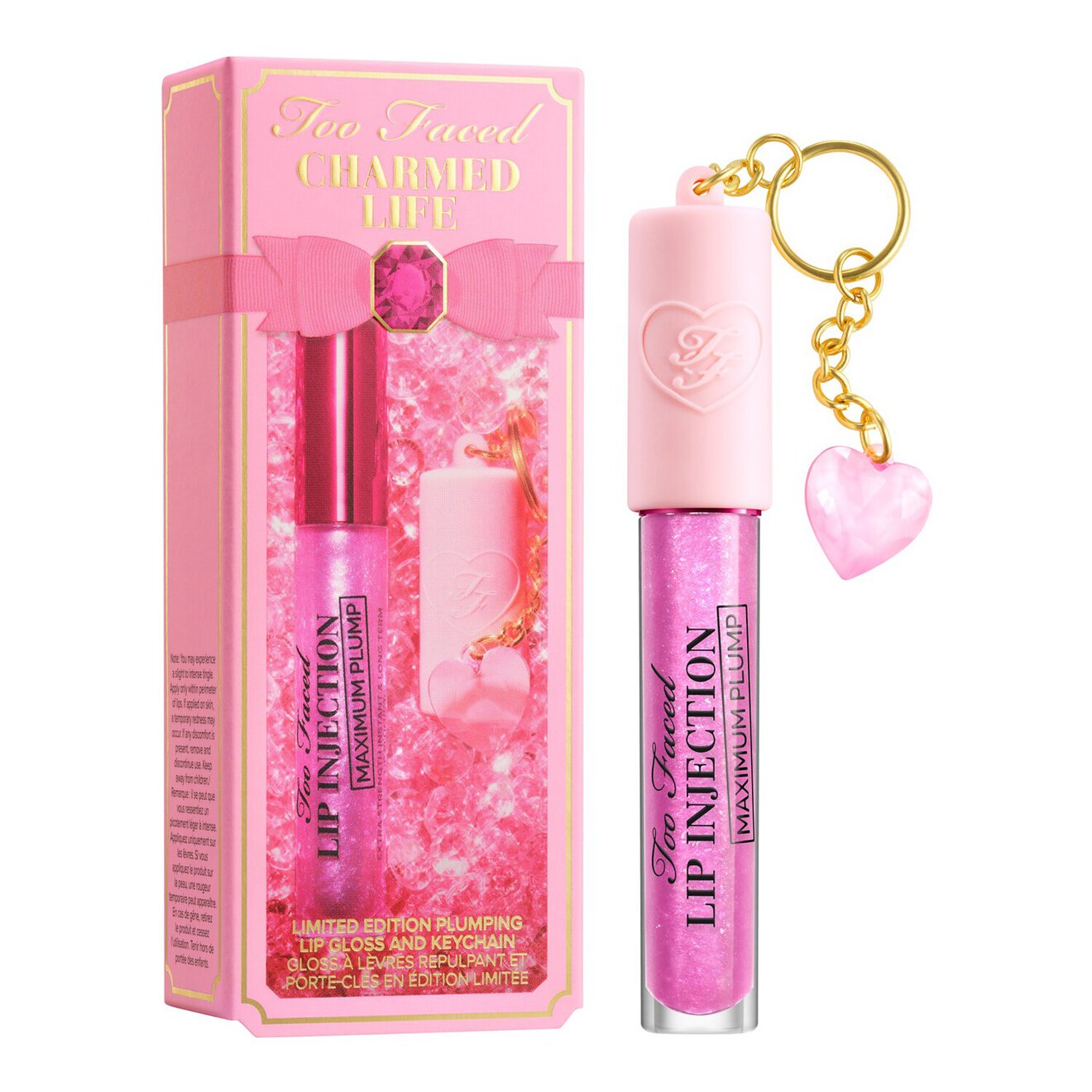 Charmed Life Set: Maximum Plump Lip Gloss & Key Chain