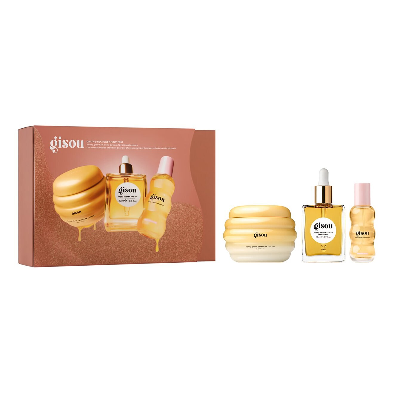 On-the-Go Honey Hair Trio
