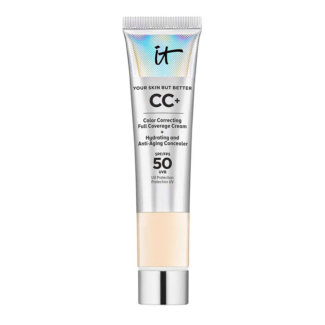 كريم أساس سي سي+ بتغطية كاملة بُمعامل حماية SPF 50+‎