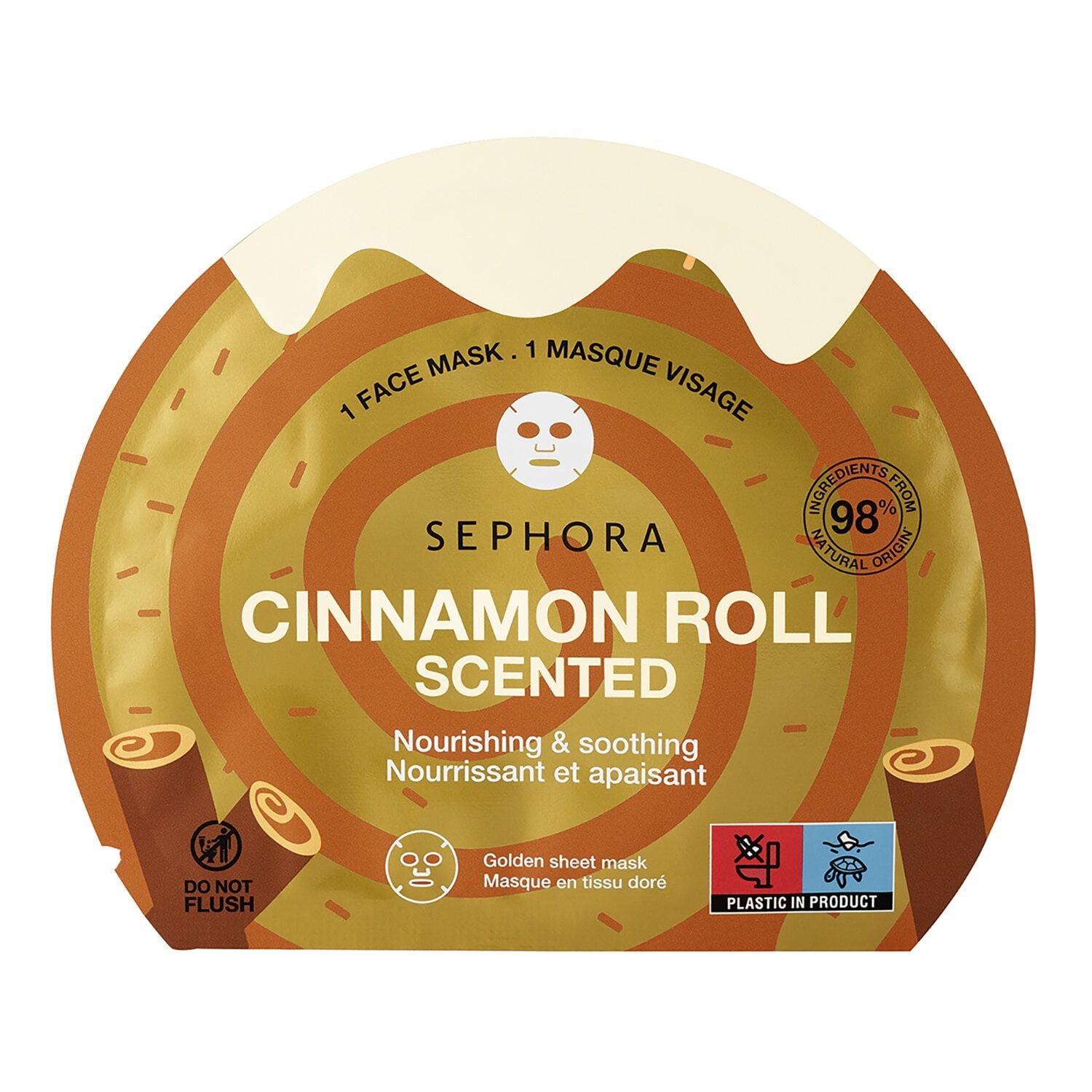 Nourishing & Soothing Face Mask Cinnamon Roll Scent